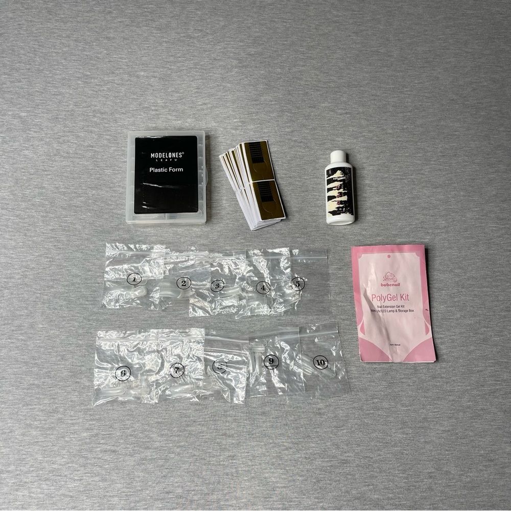 Modelones Poly Extension Gel Dual Nail Forms 4 PCS. Set